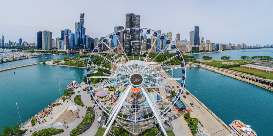 Amerikaans reuzenrad Navy Pier