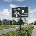 AZ Groeninge Q-LED TV verkeer geleiding parkeren