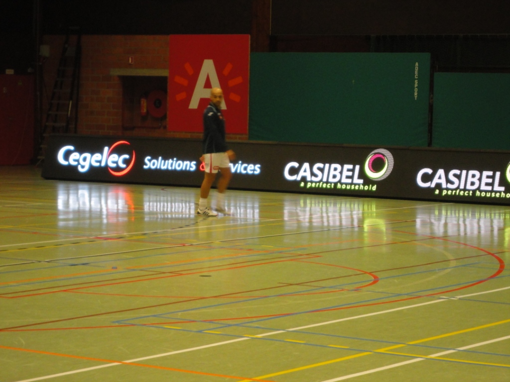 LED-boarding zaalvoetbalclub FT Antwerpen