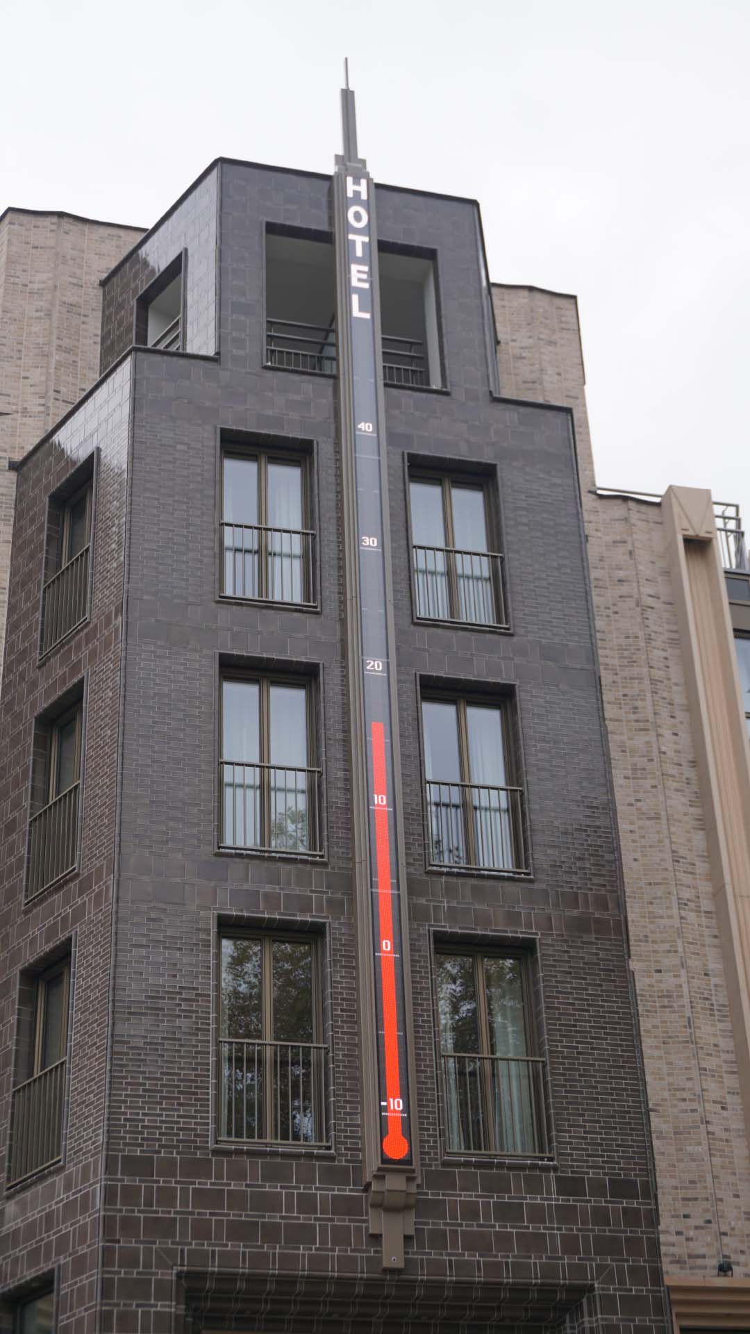 Grafisch display temperatuurmeter