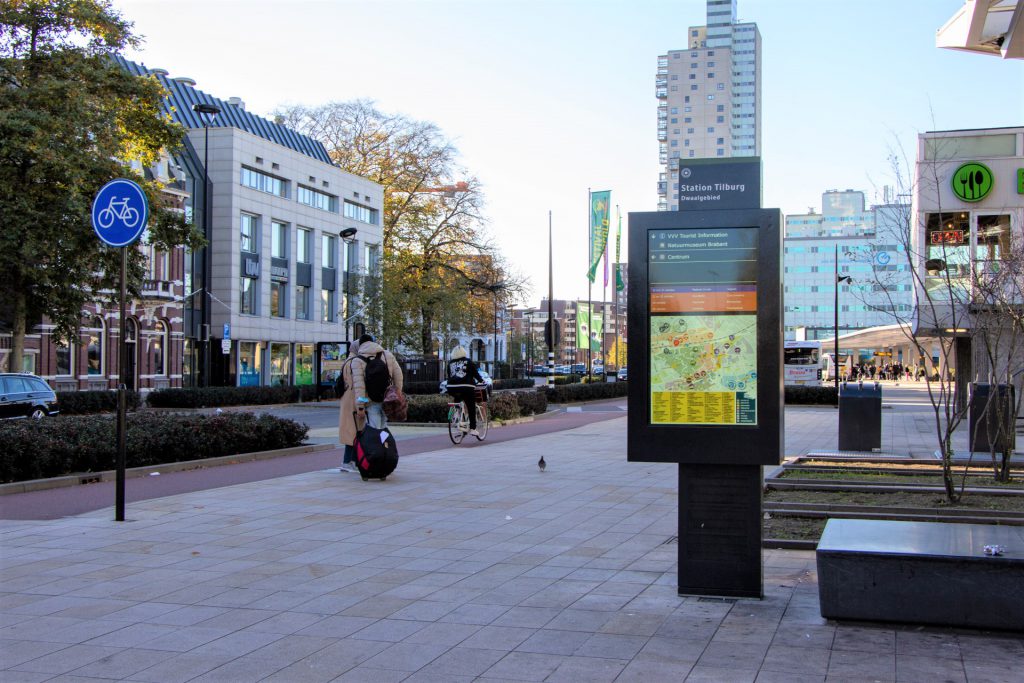 Dynamische wayfinder in Tilburg