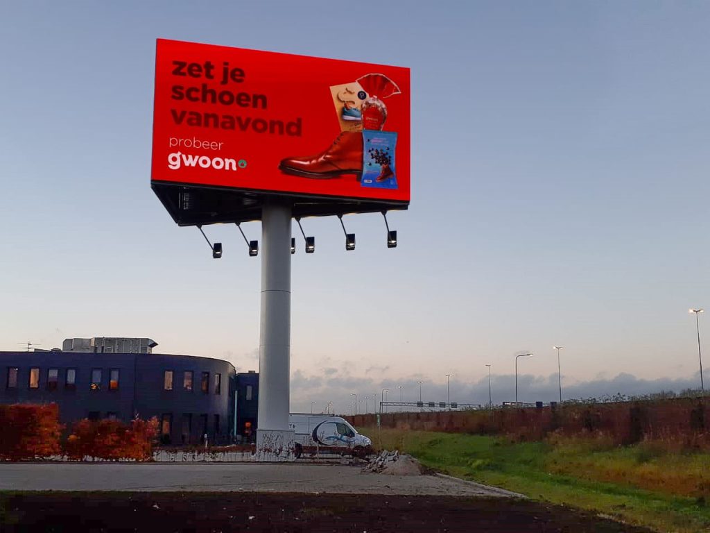 LED-scherm LED-display, Outdoor LED LED-Reclamemast