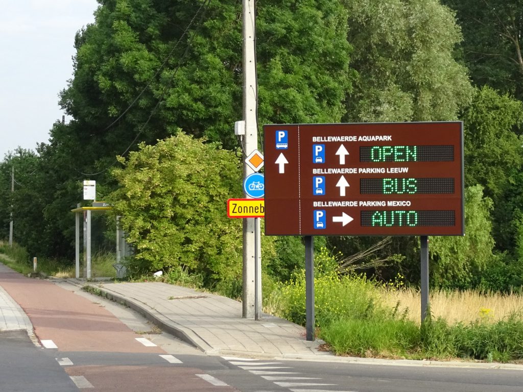 Parkeerdisplays LED displays parkeergeleidingsysteem