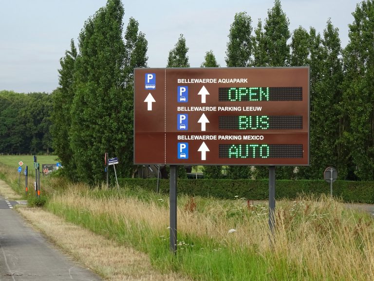 Parkeerdisplays LED displays parkeergeleidingsysteem