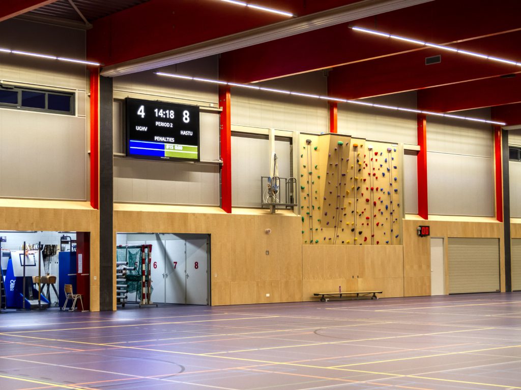 LED-display Sporthal IJsselweide Gendringen scorebord schotklok