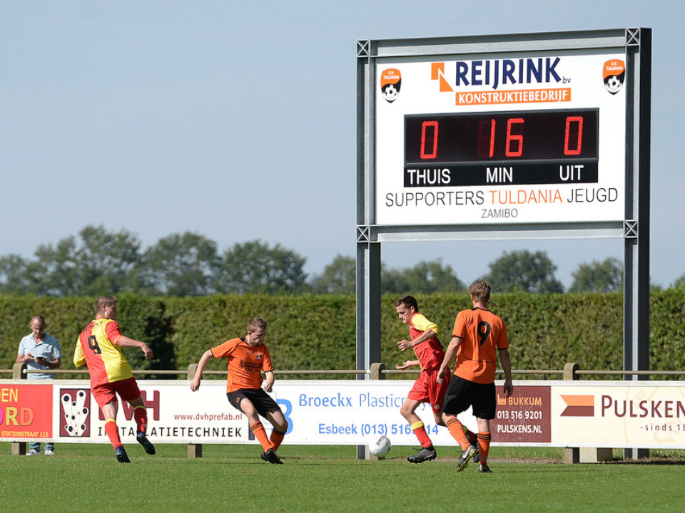 LED-scorebord voetbal Sportvereniging Tuldania Esbeek