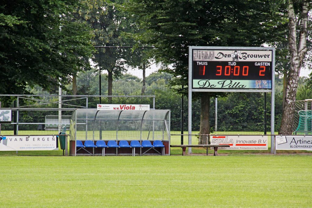 LED-scorebord voetbal VV Viola Alphen