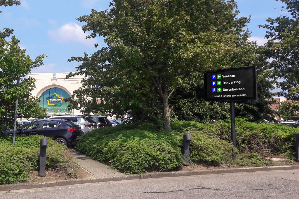 Parkeergeleidingsysteem Wijnegem Shopping Center