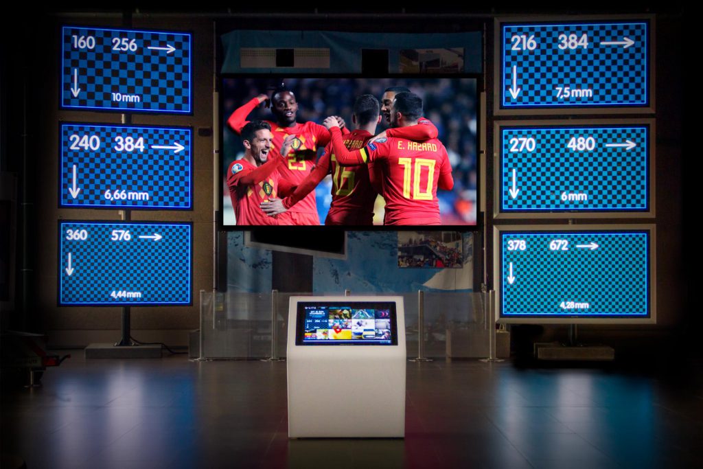 Visual Experience Center voetbal pixel pitch