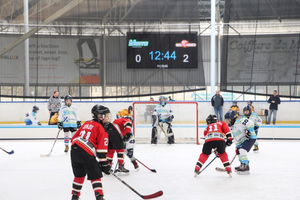 IJshockey Kunstijsbaan Breda scorebord LED-scherm schaatsen