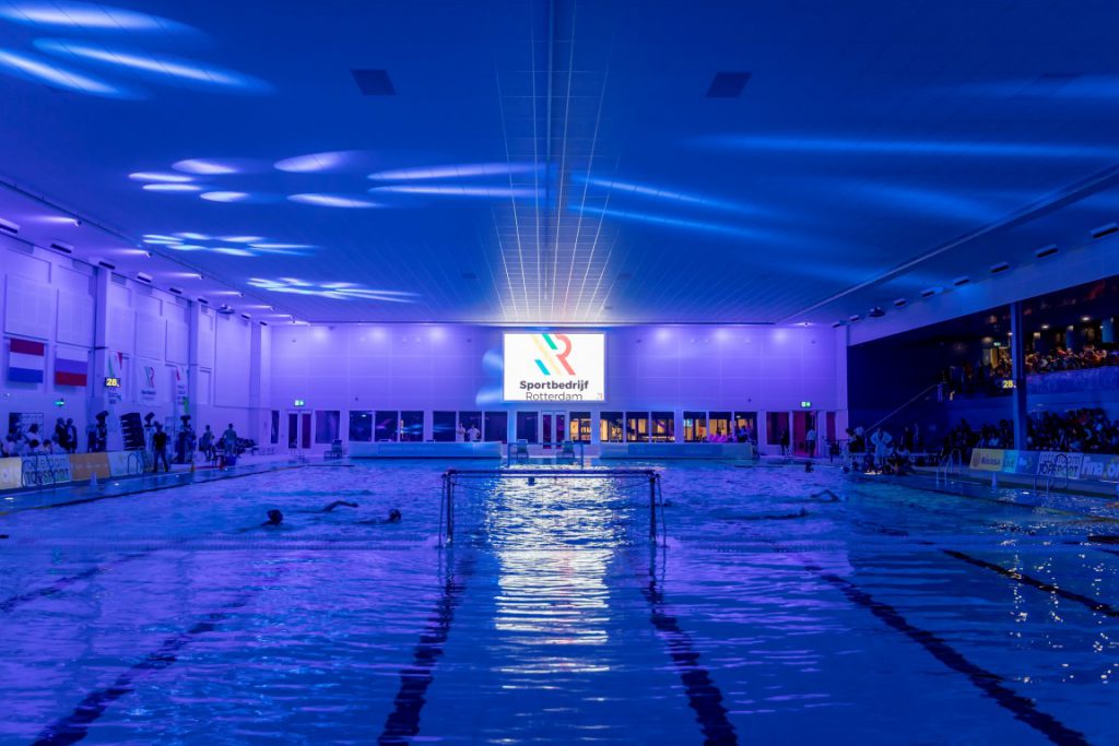 Zwemcentrum Rotterdam Multifunctioneel scorebordsysteem