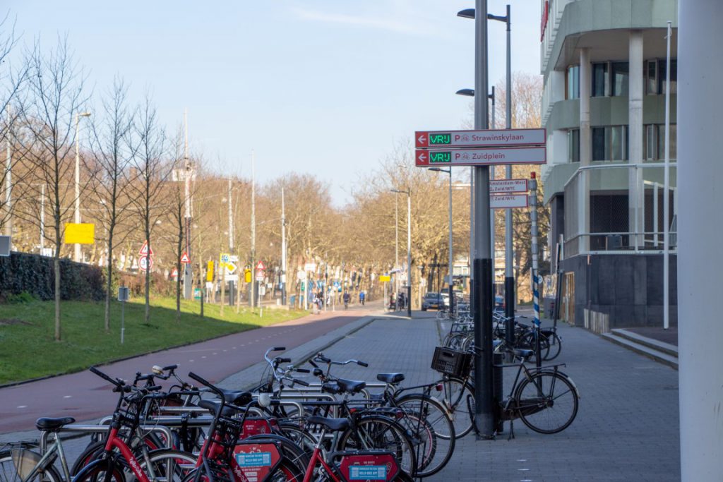 fietsparkeergeleiding Amsterdam