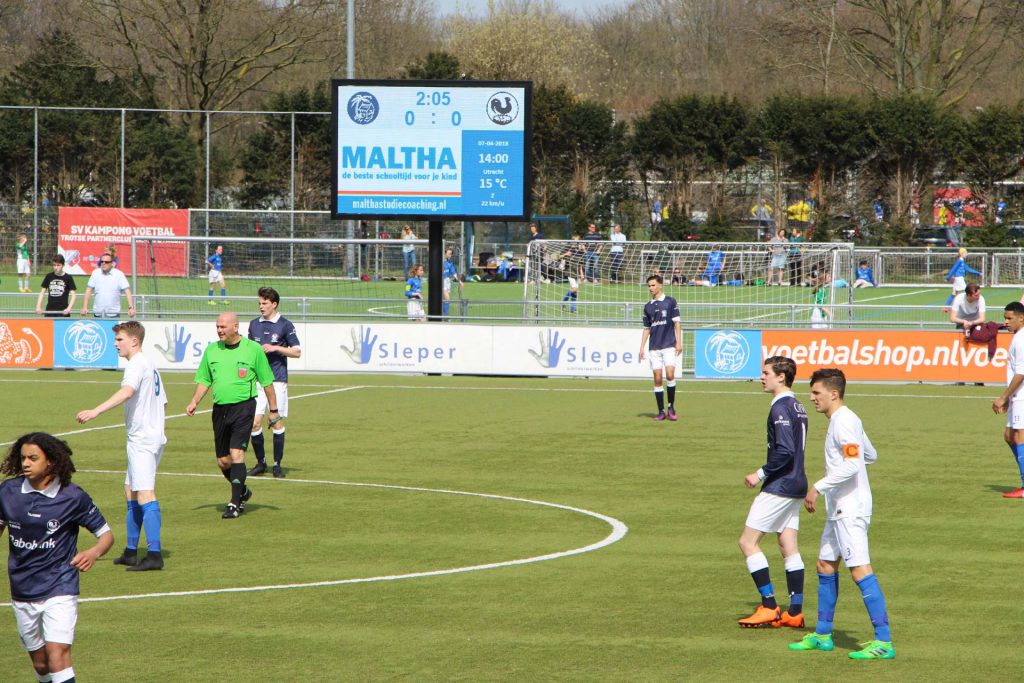 Scorebord voetbal Kampong