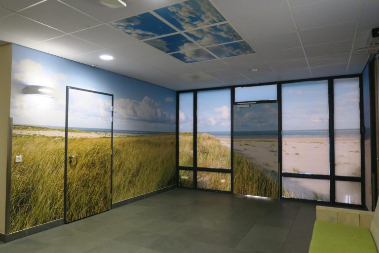 Kantoor visual muren fotobehang, LED scherm, lichtreclame, LED schermen, LED display, LED reclame