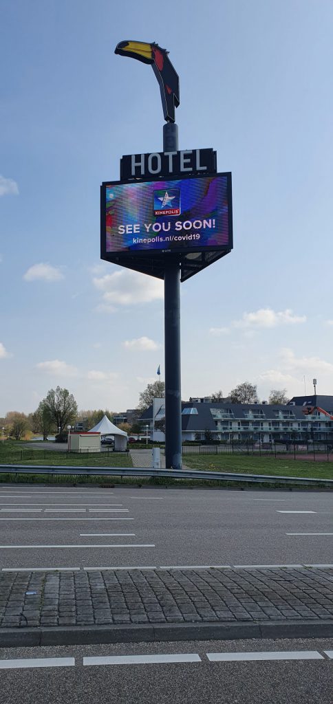 LED Reclamemast