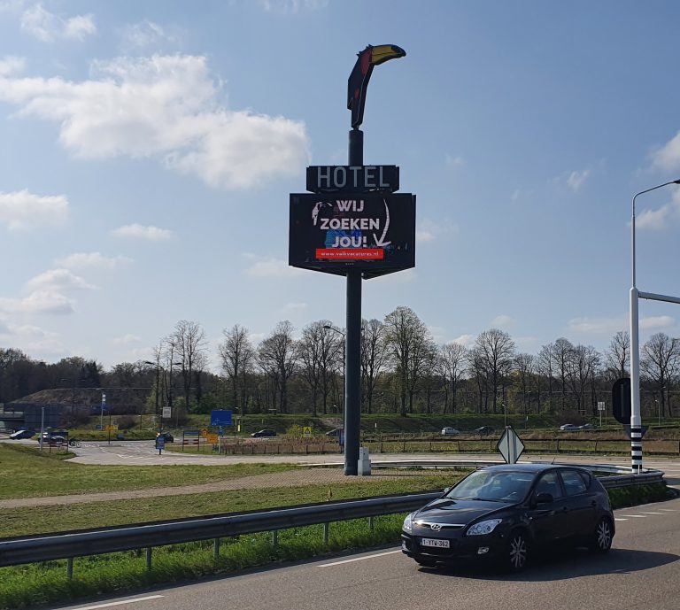 LED Reclamemast