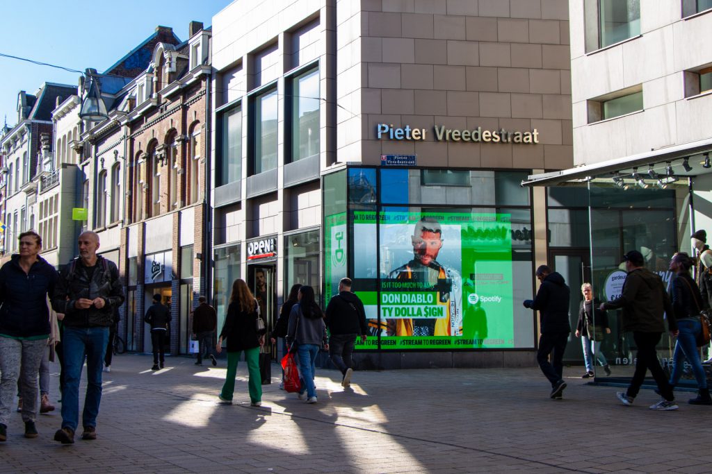 LED scherm Heuvelstraat Tilburg