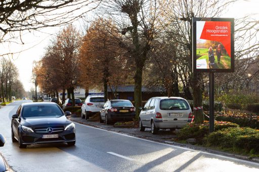 Reclame scherm voor Stad Hoogstraten