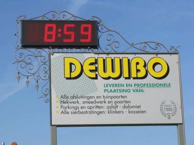 Tijddisplay Dewibo outdoor