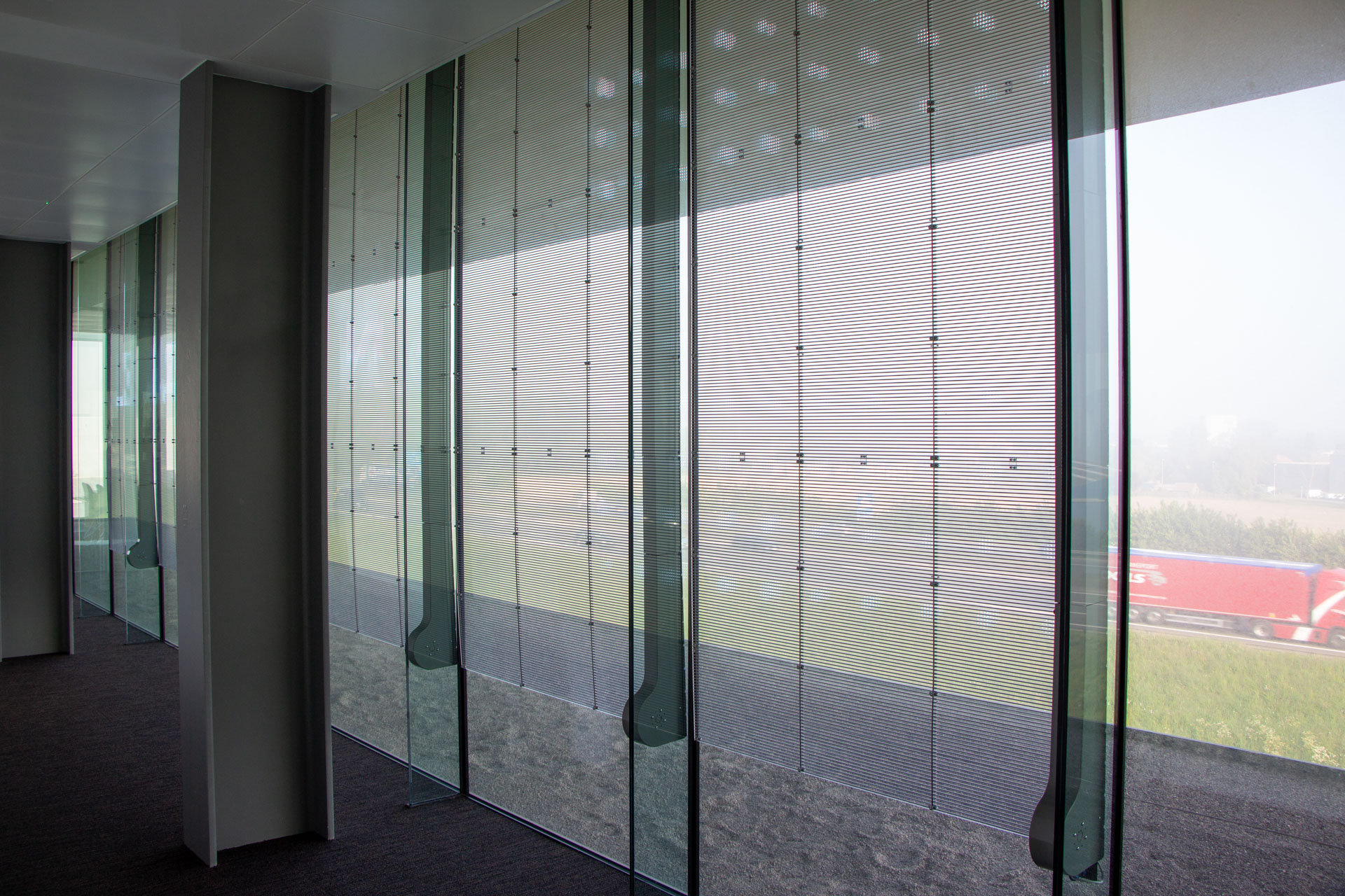 Transparant LED-scherm Kortrijk indoor