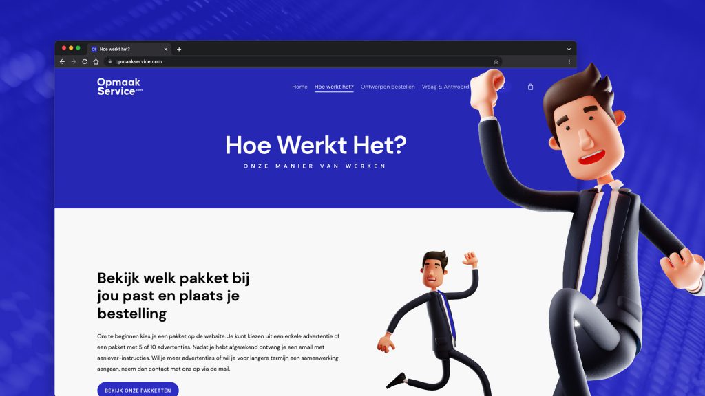 OpmaakService Hoe werkt het?