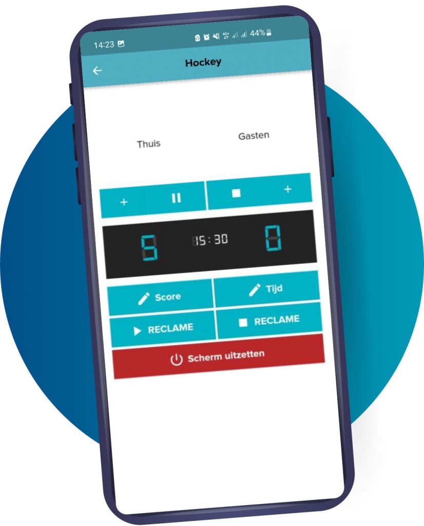 Q-lite Score gebruiksvriendelijke app scoresoftware