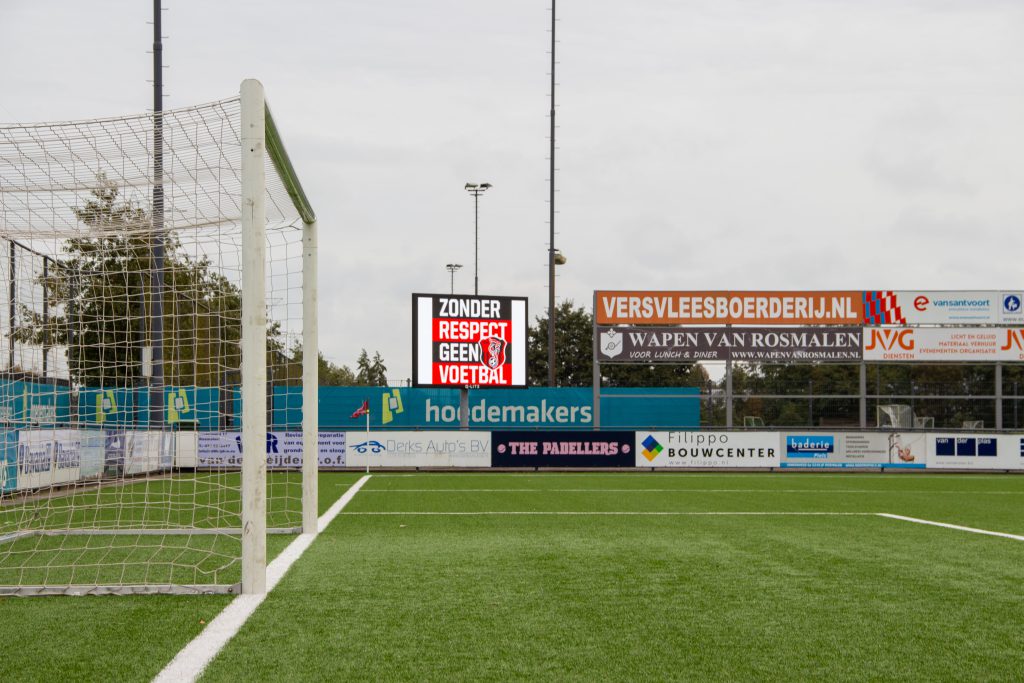 Outdoor LED-scorebord voor voetbalvereniging OJC-Rosmalen