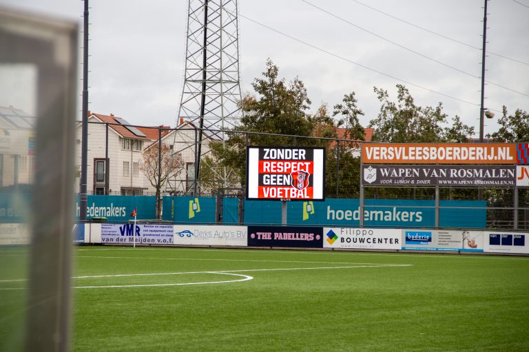 Outdoor LED-scorebord voor voetbalvereniging OJC-Rosmalen