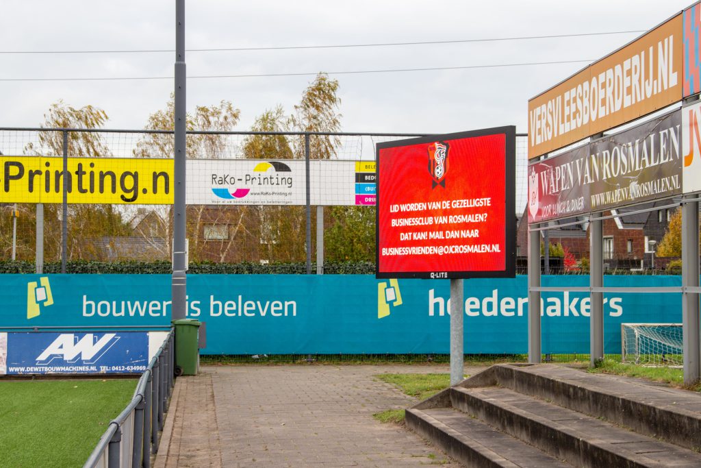 Outdoor LED-scorebord voor voetbalvereniging OJC-Rosmalen