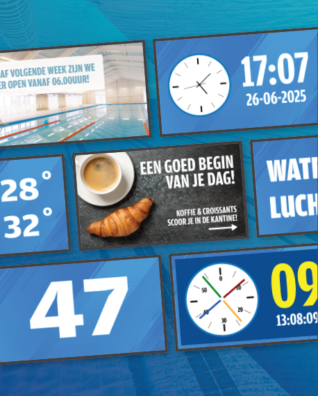 Alles in 1 schotklok van Q-lite